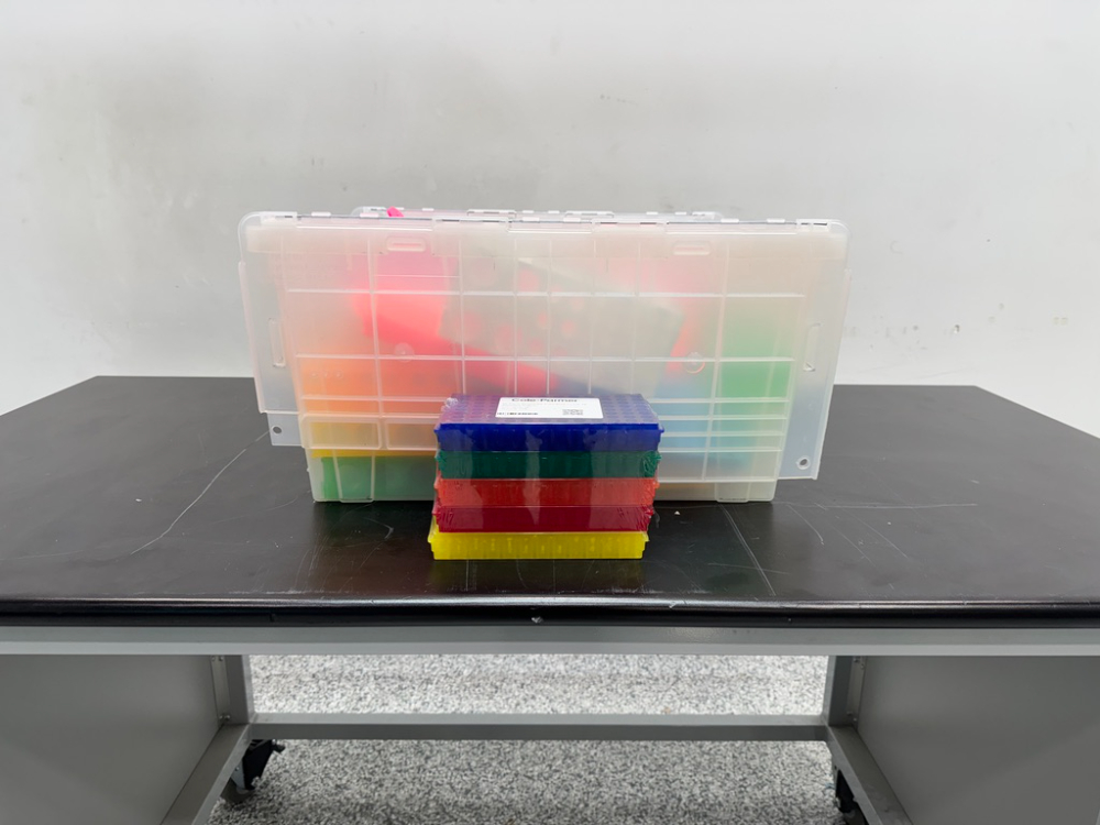 Image of Tote Of Various Tube Holders
